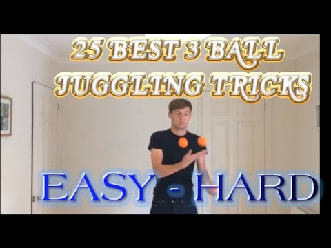 25 BEST 3 BALL JUGGLING TRICKS (easy to hard) HD