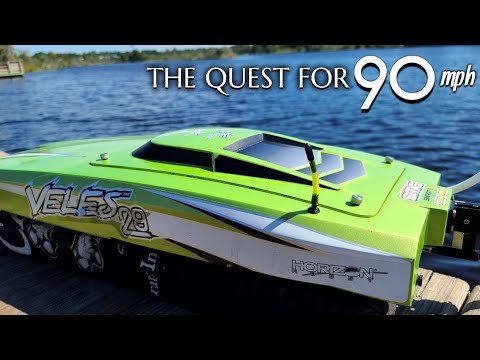 Testing My New Setup & SMC DV Exteme & HCL-Hp Lipos Proboat Veles 29