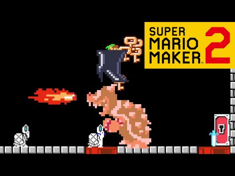 “Step on me Link” - Bowser (2024) - Endless Expert No Skip 4 - Super Mario Maker 2