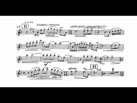 Puccini, Tosca - Clarinet solo Atto III, Lorenzo Russo