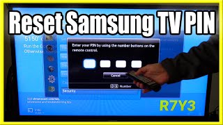 How to RESET Security PIN on Samsung Smart TV to DEFAULT (Easy Method!)