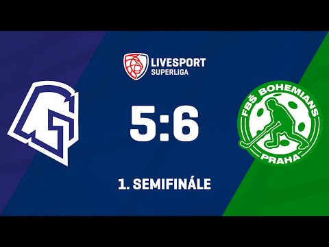 1. semifinále | 1. SC TEMPISH Vítkovice - FbŠ Bohemians 5:6
