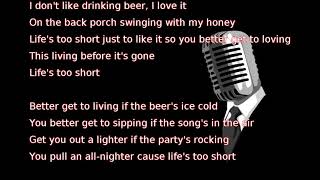 Darius Rucker - Life's Too Short (lyrics)