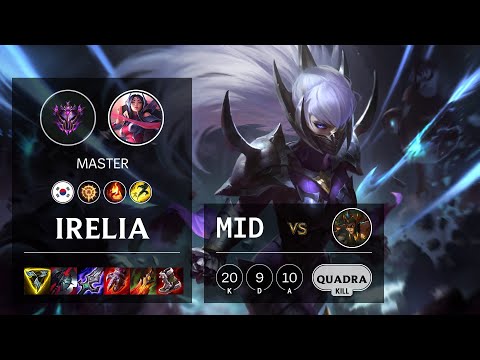 Irelia Mid vs Cassiopeia - KR Master Patch 10.24