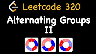YouTube video 'Leetcode 3208: Alternating Groups II'