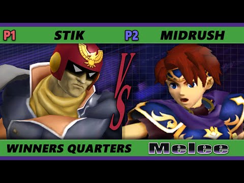 S@X 441 Winners Quarters - Stik (Captain Falcon) Vs. Midrush (Roy) Smash Melee - SSBM