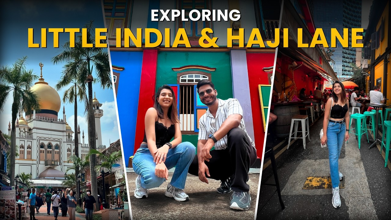 Join travelers as they traverse the vibrant streets of Little India in this captivating video.