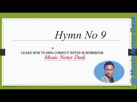 Lift up The Trumpet, Hymn 9 tonic solfa notes