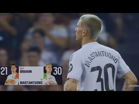FRANCO MASTANTUONO LA LIGA DEBUT 🔥VS OSASUNA -25/26
