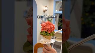 釜山の可愛いすぎるアイスクリーム🇰🇷 📍ミジュア海雲台ヘリダンキル店 / 미쥬아 해운대 해리단길점 #釜山 #釜山旅行 #釜山カフェ #부산여행