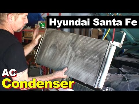2003 Hyundai Santa Fe AC Condenser