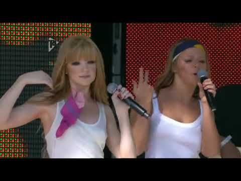 Girls Aloud  - Biology  - July 2007 - Nicola Roberts braless