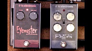 Video thumbnail for All The Gain - TC Electronic Eyemaster & Fangs Metal Distortion Pedals by Simon Smith