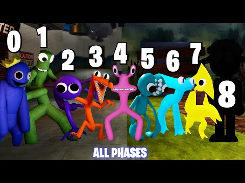 NEW Rainbow Friends ALL PHASES (0-10 PHASES) Friday Night Funkin' | Rainbow Friends Chapter 2