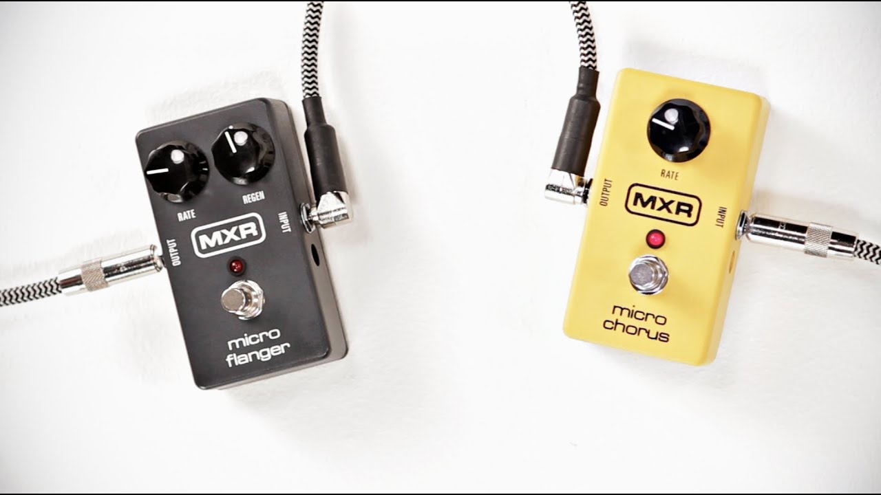 MXR Micro Chorus & Micro Flanger - YouTube