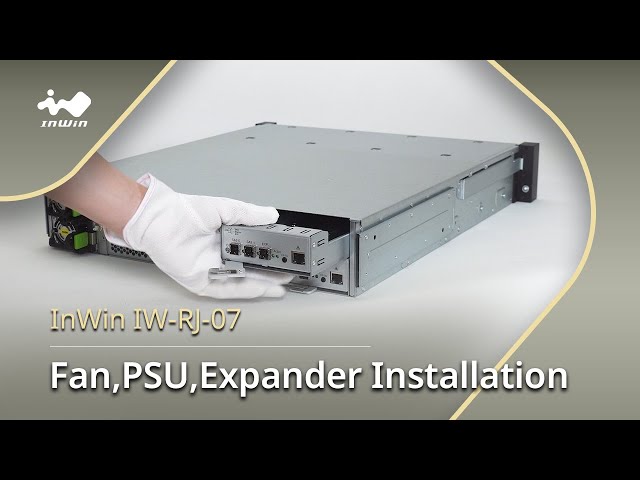 InWin RJ-07-Series JBOD Fan, PSU, Expander Installation