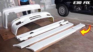 E30 Fix 12 | Aftermarket M-Tech 2 Fiberglass Body Kit Install