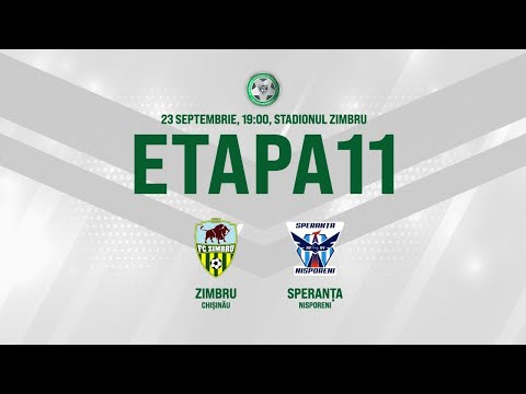 LIVE: DIVIZIA NAȚIONALĂ,Etapa 11,FC ZIMBRU -CSF SPERANȚA 23.09.2020, 19:00