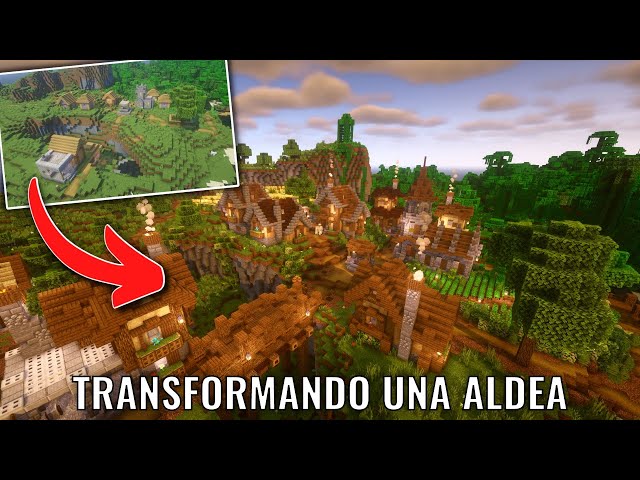 [JAVA] TRANSFORMACIÓN ALDEA / Village Transformation Minecraft Map