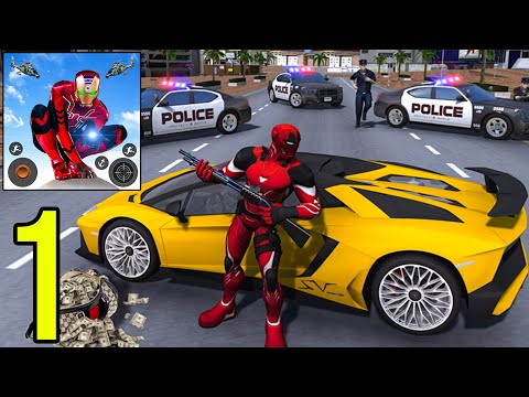 Spider Miami Gangster Hero - Gameplay Walkthrough Part 1 (iOS, Android)