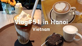 【Vietnam Vlog】1日に3件のカフェへ行く、ネコちゃんに癒されバナナケーキも食べちゃったおひとりさまの休日。