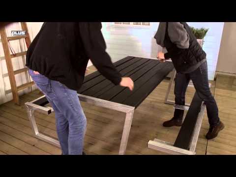 Benkbord PLUS Zigma Svart