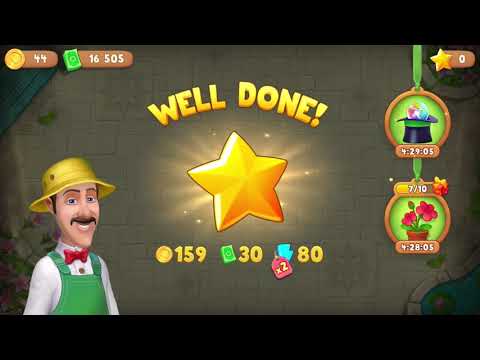 Gardenscapes Level 2445 With No Boosters - Swamp Adventure: Collect Firewood, Sweep the Gazebo Floor