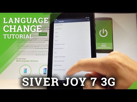 How to Change Language on SIVER JOY 7 3G - Language Settings |HardReset.Info