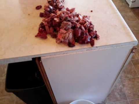 Sled Dogs Homemade Stew for K9 athletes .Fern Levitt wont show youb this part of dog sledding