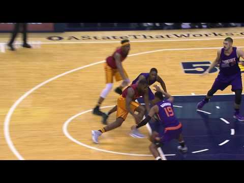 Glenn Robinson III swoops in for the Big Block on Barbosa