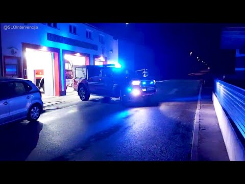 Volunteer Fire Department Mislinja PV-1 - responding to elimination of the consequences of the storm