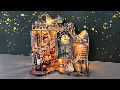 DIY Miniature Dollhouse Kit | Building a 'Magic House' Step-by-Step