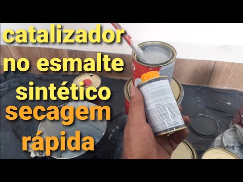 Esmalte sintético catalizado secagem rápida