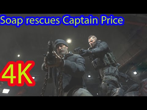 Soap rescues Captain Price from Gulag - Call of Duty Modern Warfare 2 Remastered