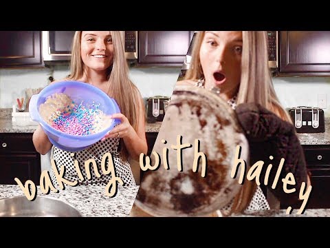 baking with hailey!!!