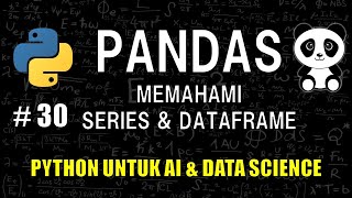 Memahami Pandas Series dan DataFrame di Python #30 - Belajar Python Untuk AI &amp; Data Science