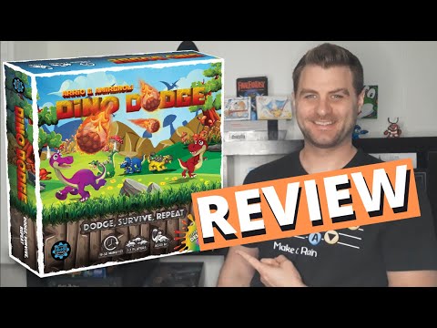 Dino Dodge Board Game Review 