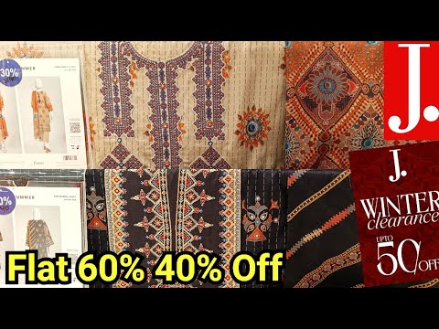 J.Winter Clearence Year End Sale🔥J.Unstitched Flat 60% Off🔥J.Sale 2025