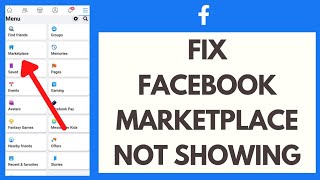 How To Fix Facebook Marketplace Not Showing Up Error (2022) | Facebook Tutorial