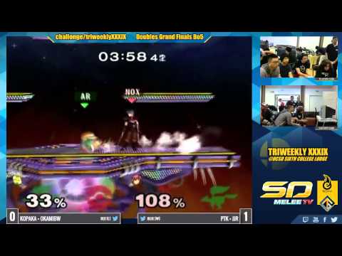 UCSD Triweekly XXXIX - OkamaiBW+ Kopaka Vs. PTK + JJR - Doubles Grand Finals