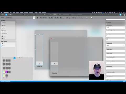 How to create CC Faders on SoundFlow touch surfaces.