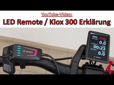 Bosch LED Remote/Kiox 300 - The smart system explanation