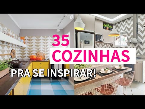 35 IDEIAS DE COZINHAS  PARA VOCÊ SE INSPIRAR!(Fotos do Pinterest)