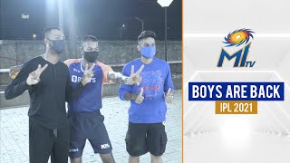 Surya, Hardik and Krunal are back for IPL 2021 | टीम मुंबई पहुंची | Marriott Bonvoy