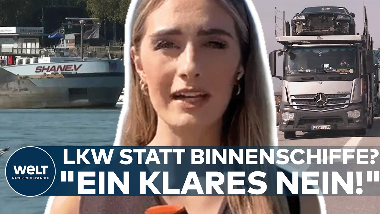 NIEDRIGWASSER AM RHEIN: „Da hatte man mir ein klares Nein gesagt!“ Lkw reichen als Ersatz nicht!