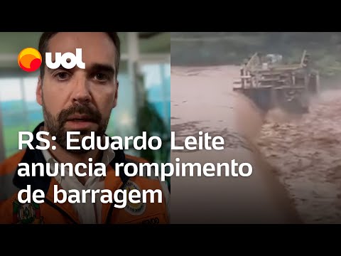 Inundação no Rio Grande do Sul: Barragem 14 de julho rompe com chuvas; há áreas evacuadas, diz Leite