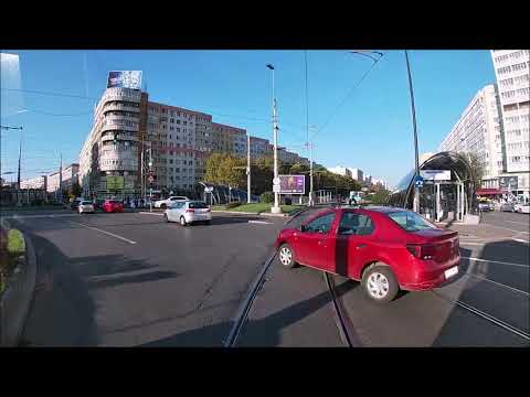Cab View Linia 21 București. (Sf. Gheorghe - Baicului)