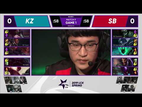 KZ vs SB Highlights Game 1 Day 5 LCK Spring 2019