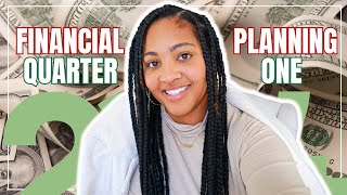 2024 QUARTERLY FINANCIAL RESET AND PLAN WITH ME! setting up our budget and goals for quarter one 💸