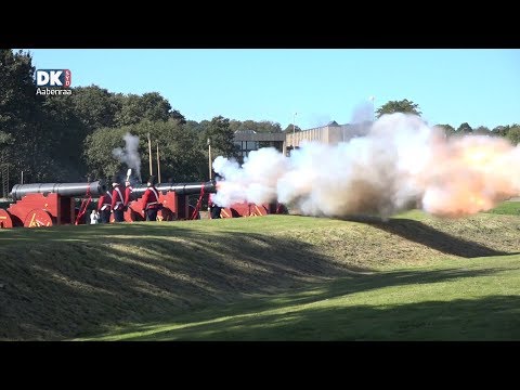 Indvielse af Kronprinsens Kanonbatteri i Aabenraa